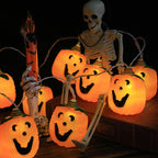 Halloween Pumpkin String Lights LED Jack O Lantern Fairy Lights with Remote Control USB Powered Pumpkin Garland for Party | Garden and Bedroom