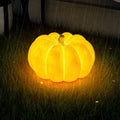 Pumpkin Floor Lamp Resin LED Outdoor Garden Light Waterproof Pumpkin Shaped Lantern Halloween and Autumn Decoration for Patio and Lawn