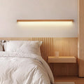Solid Wood LED Wall Light Linear Strip Wall Lamp Japanese Minimalist Mirror Light for Bathroom Vanity | Bedside and Hallway