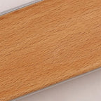 Solid Wood LED Wall Light Linear Strip Wall Lamp Japanese Minimalist Mirror Light for Bathroom Vanity | Bedside and Hallway