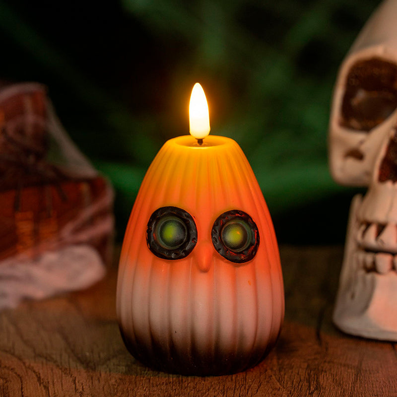 Halloween Owl Night Light LED Candle Lamp Battery Operated Decorative Owl Light for Kids Bedroom | Living Room and Party Decoration