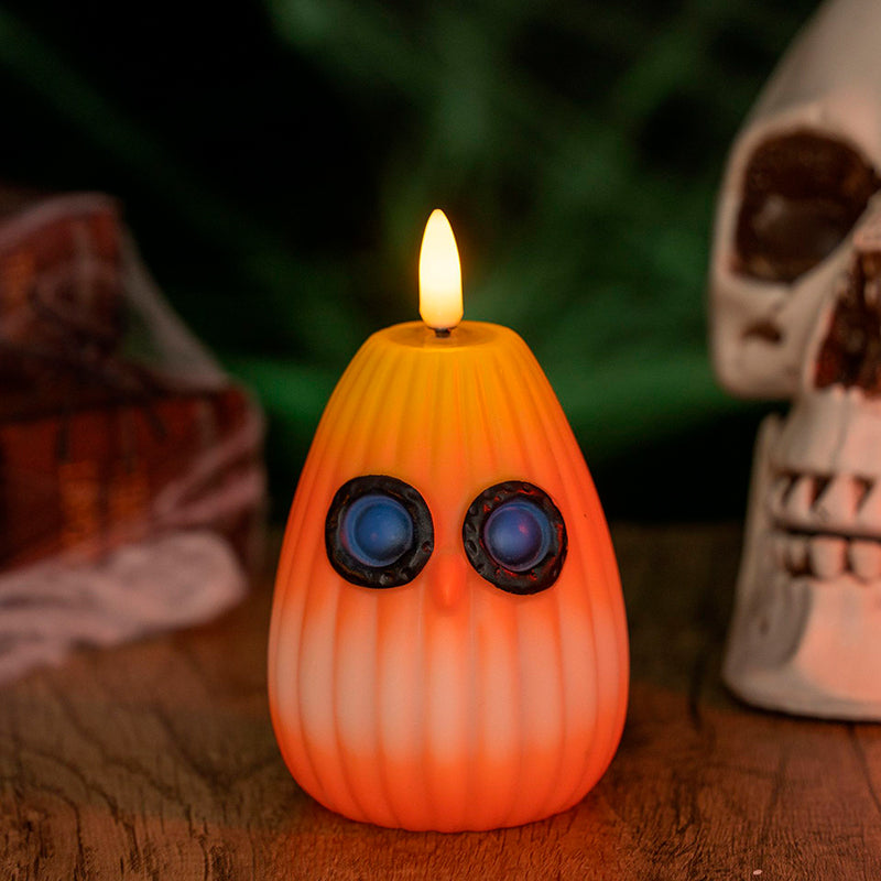 Halloween Owl Night Light LED Candle Lamp Battery Operated Decorative Owl Light for Kids Bedroom | Living Room and Party Decoration