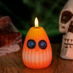 Halloween Owl Night Light LED Candle Lamp Battery Operated Decorative Owl Light for Kids Bedroom | Living Room and Party Decoration