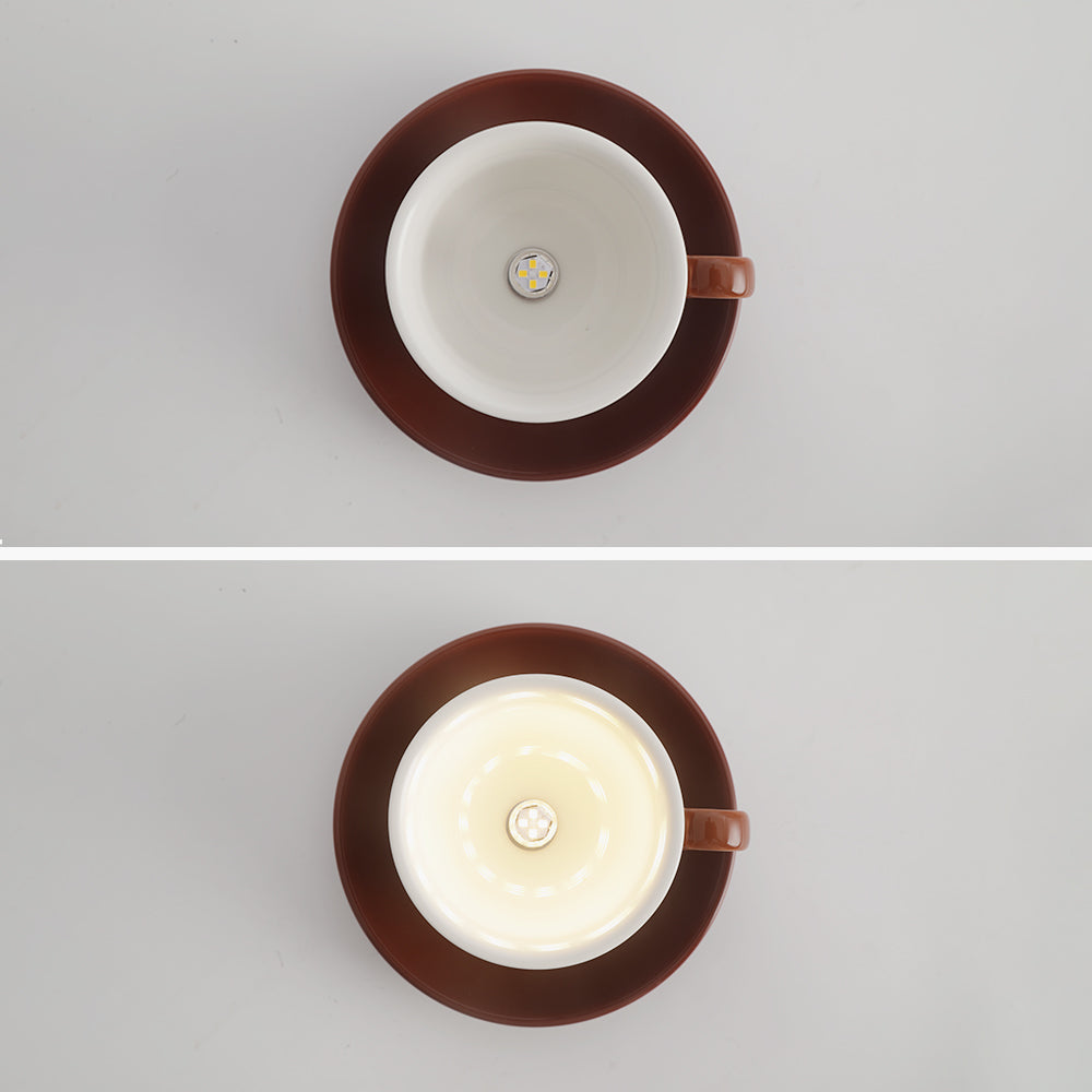 Modern Ceramic Semi-Flush Mount Ceiling Light — Ashbury Home & Living