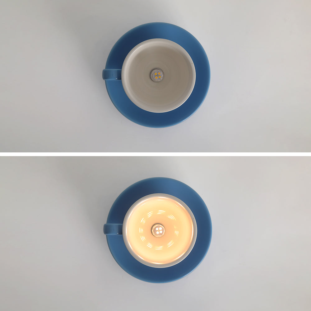 Modern Ceramic Semi-Flush Mount Ceiling Light — Ashbury Home & Living