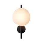 Nordic Ripple Glass Wall Light LED Light With Double Round Shade