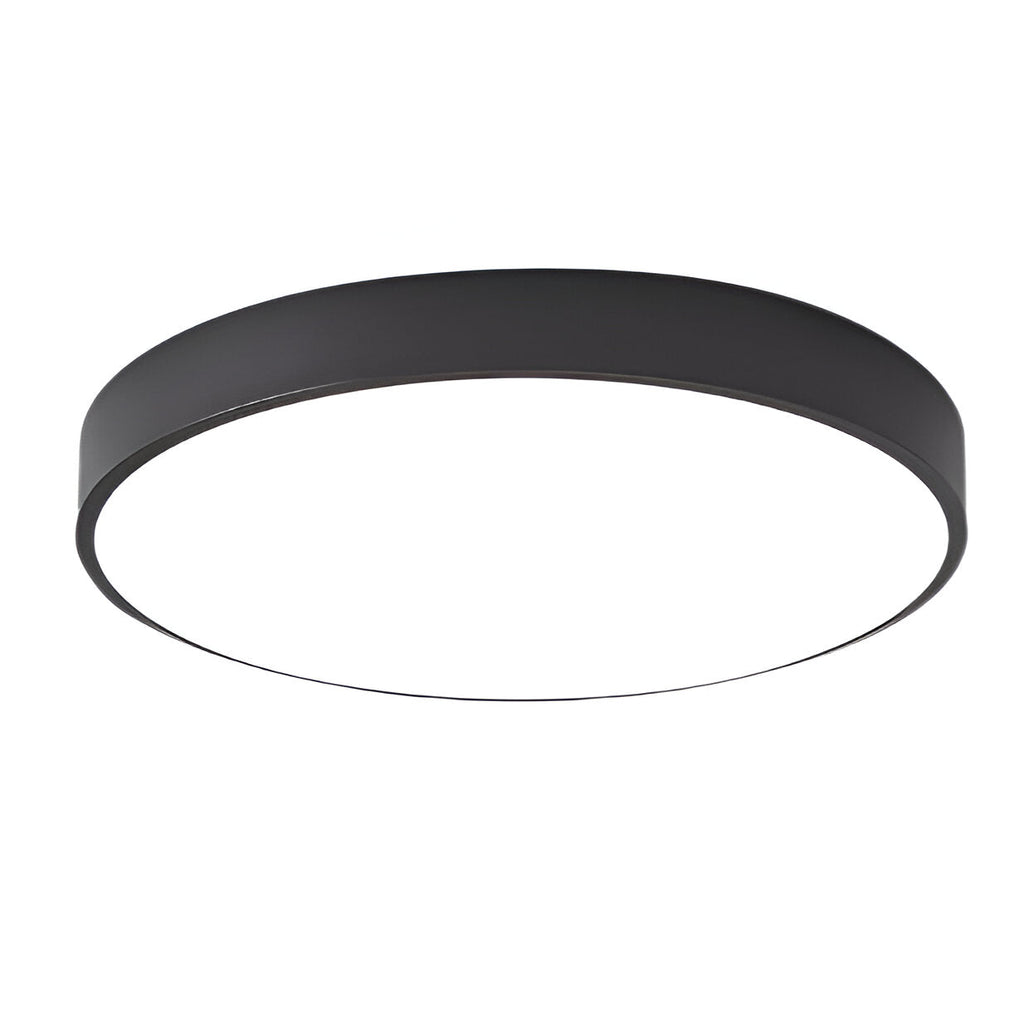 Low-Profile Round LED Ceiling Light With Minimal Frame