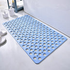 Non-Slip Shower Mat with Drainage Holes Soft Textured Anti-Slip Bath Mat Quick Draining Hygienic Mat for Shower | Bathtub and Wet Room