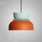 Dual-Layer Zinc Alloy Dome Pendant Light