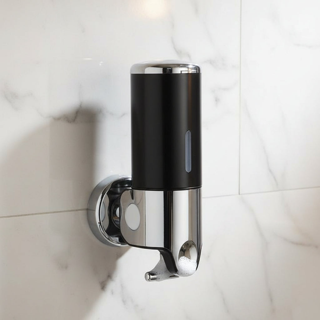 Wall Mounted Soap Dispenser Stainless Steel Shampoo and Lotion Pump Dispenser for Bathroom | Kitchen and Washroom Single | Double or Triple