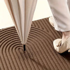 Absorbent Washable Mat Non-Slip Quick-Drying Microfibre Doormat with Flowing Line Pattern