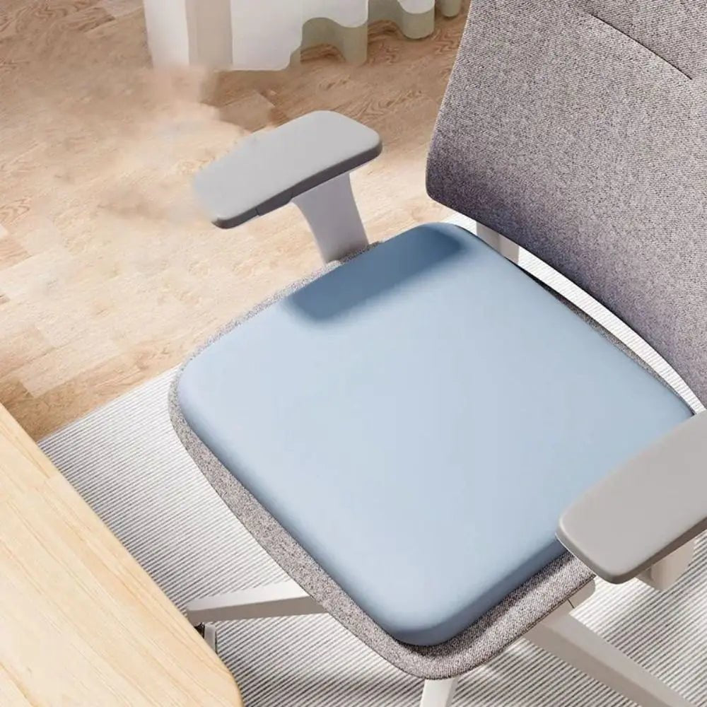Ergonomic Non-Slip Seat Cushion with Shape-Retaining Sponge Core and Removable Cover for Office Chair, Car Seat and Desk Chair