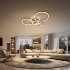 Ring Halo Ceiling Light With Interlocking Circles