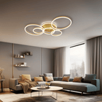 Ring Halo Ceiling Light With Interlocking Circles