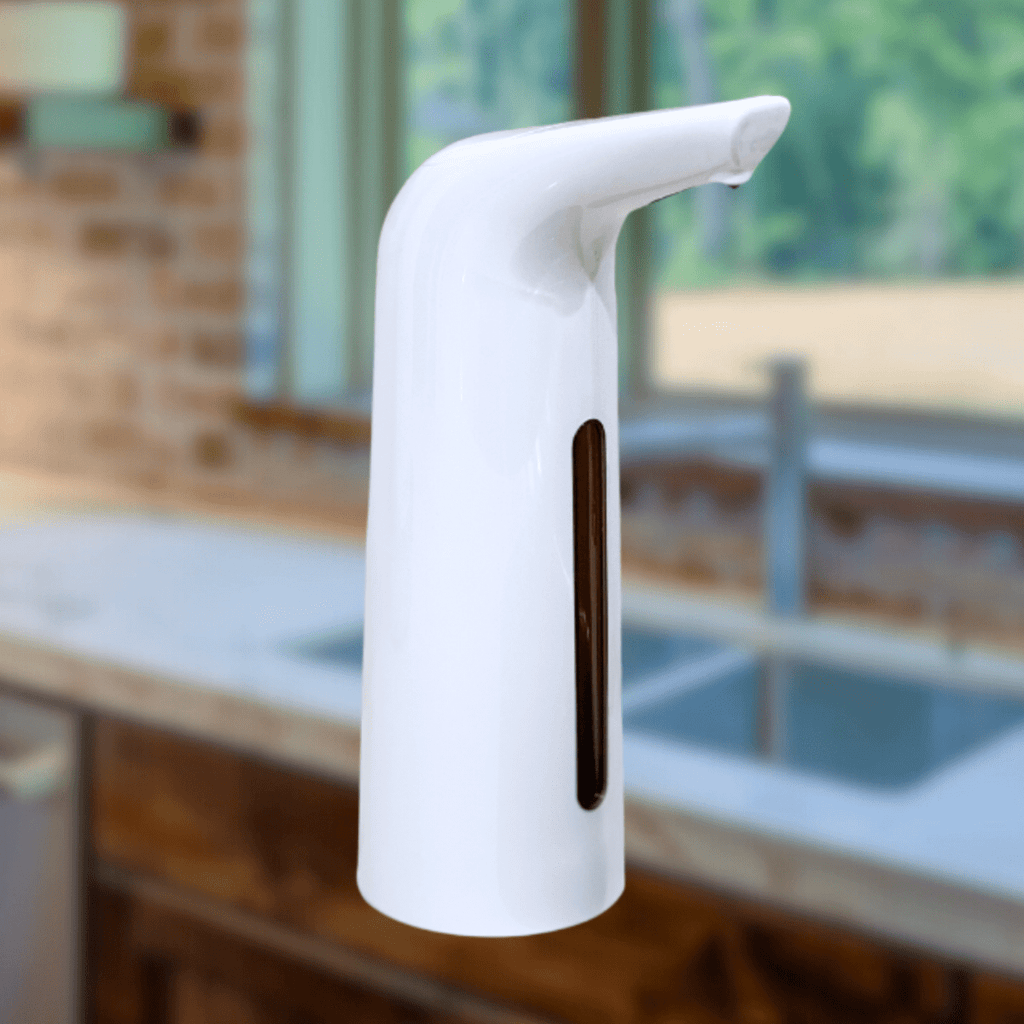 Automatic Soap Dispenser Touchless Infrared Sensor Hand Soap Dispenser Battery Operated Countertop Pump for Kitchen | Bathroom Sink