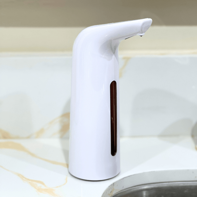 Automatic Soap Dispenser Touchless Infrared Sensor Hand Soap Dispenser Battery Operated Countertop Pump for Kitchen | Bathroom Sink