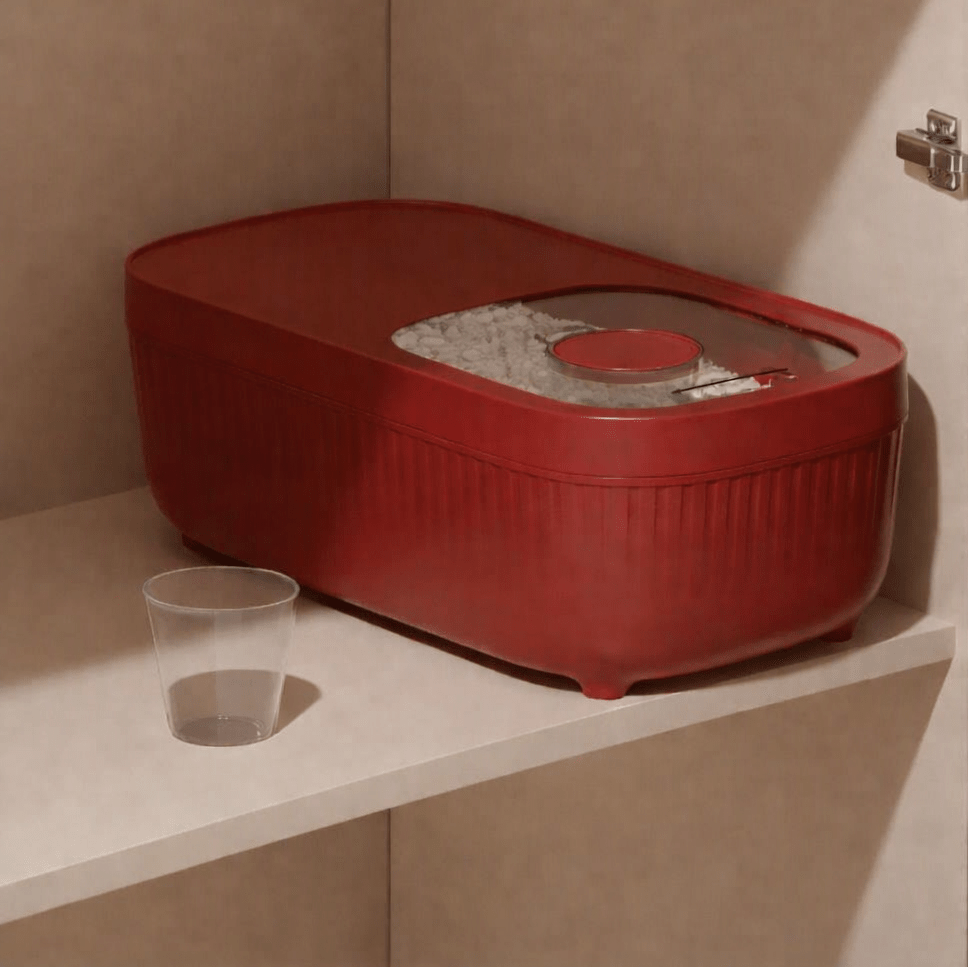 Airtight Pet Food Storage Container with Silicone Seal Lid Moisture Proof Dry Food Bin for Dogs | Cats and Small Pets Kitchen Cupboard Storage