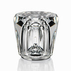 Diamond-Cut Crystal Table Lamp With Faceted Prism Shade