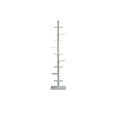 Spiral Bookshelf Tall Metal Tree Bookcase Mid Century Invisible Floating Display Rack Corner Book Tower for Home Office and Living Room