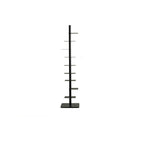 Spiral Bookshelf Tall Metal Tree Bookcase Mid Century Invisible Floating Display Rack Corner Book Tower for Home Office and Living Room