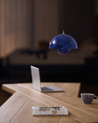 Dome Shade Pendant Light With Floating Globe Diffuser