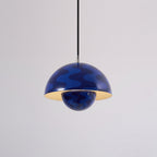 Dome Shade Pendant Light With Floating Globe Diffuser
