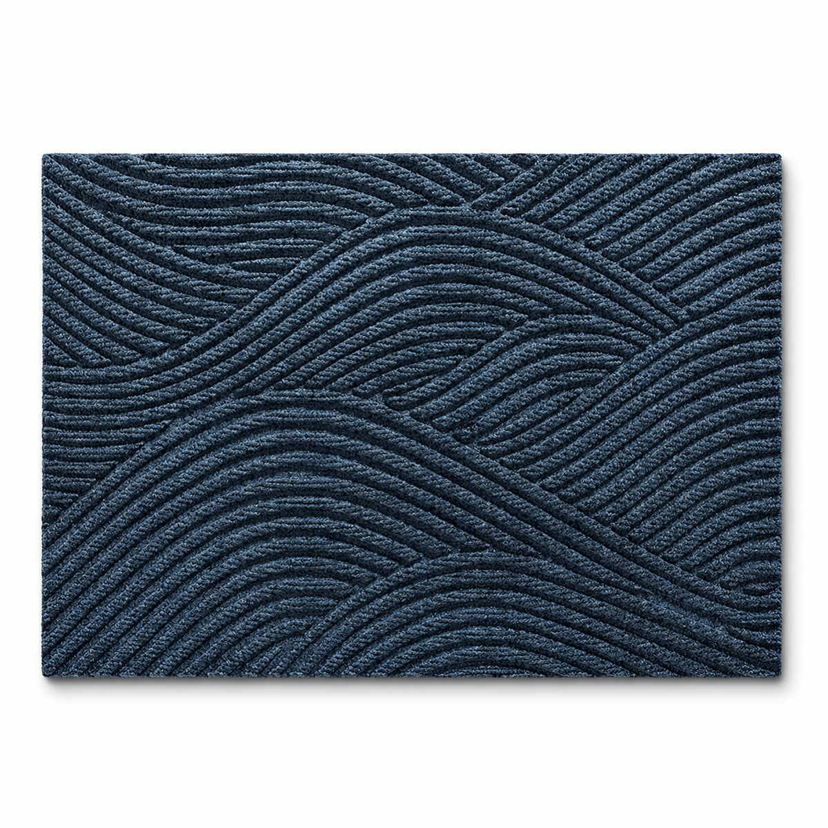 Non-Slip Door Mat Dirt Trapping Polypropylene Entrance Mat with Rubber Backing Modern Scandinavian Doormat for Indoor and Outdoor Use