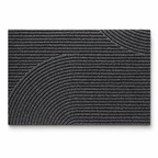 Non-Slip Door Mat Dirt Trapping Polypropylene Entrance Mat with Rubber Backing Modern Scandinavian Doormat for Indoor and Outdoor Use