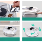 Electric Fly Trap Quiet Chemical-Free Fly Catcher with LED Light and Removable Catch Tray USB Powered Insect Trap for Kitchen and Garden