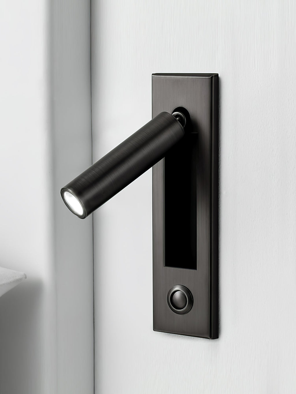 Embedded Bedside Reading Spotlight Wall Light With Adjustable Head