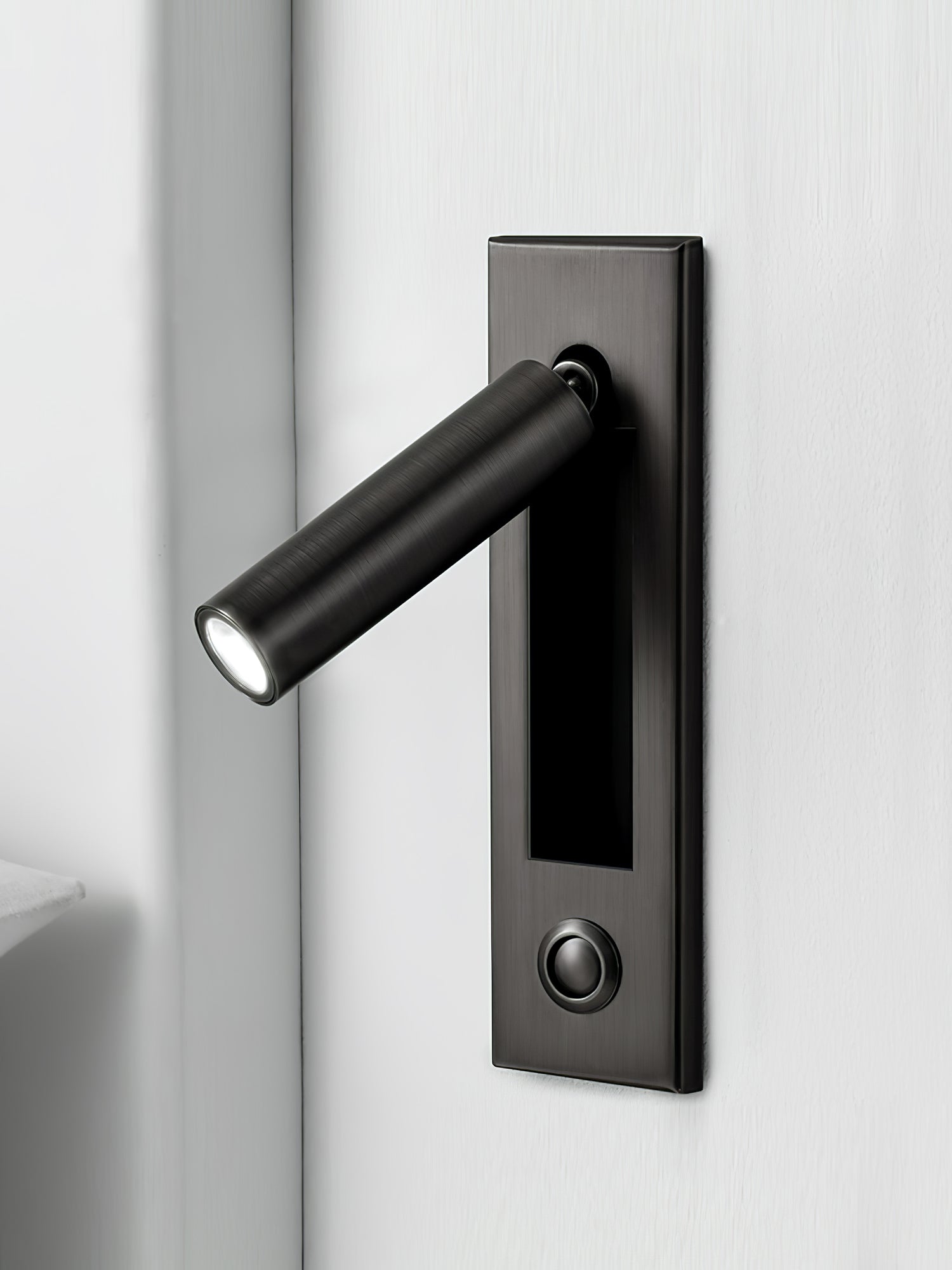 Embedded Bedside Reading Spotlight Wall Light With Adjustable Head
