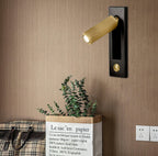 Embedded Bedside Reading Spotlight Wall Light With Adjustable Head
