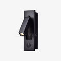 Embedded Bedside Reading Spotlight Wall Light With Adjustable Head