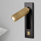 Embedded Bedside Reading Spotlight Wall Light With Adjustable Head