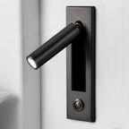 Embedded Bedside Reading Spotlight Wall Light With Adjustable Head