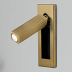 Embedded Bedside Reading Spotlight Wall Light With Adjustable Head