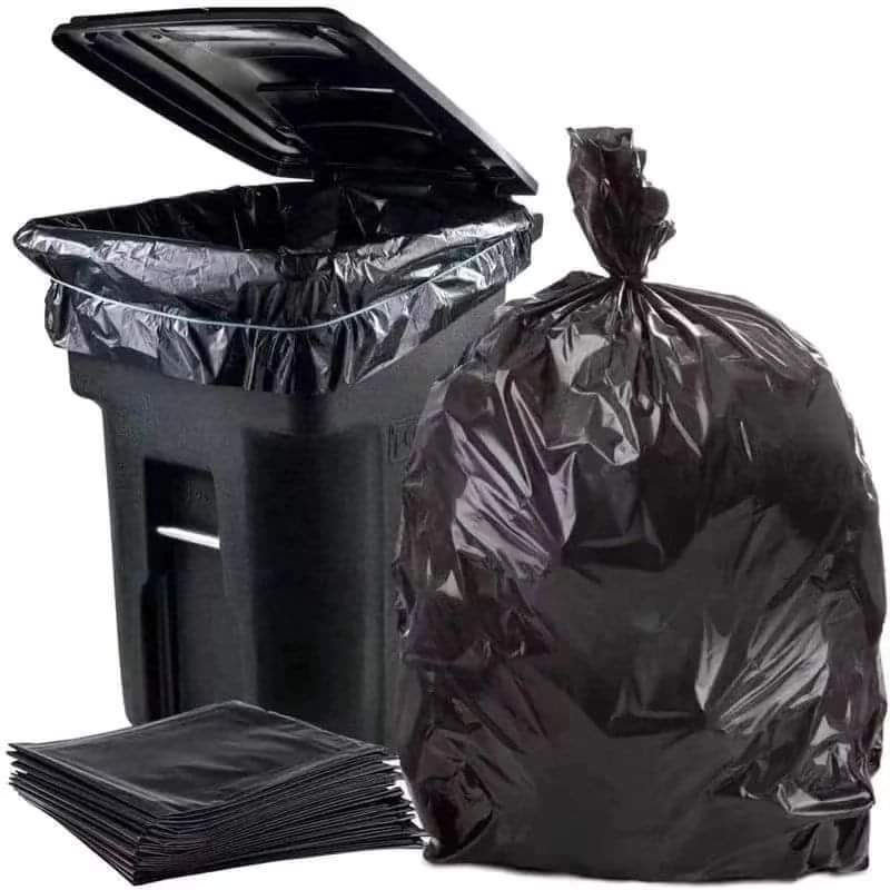 Heavy Duty Bin Bags Leak Proof Kitchen Rubbish Bags Strong Black Refuse Sacks Tear Resistant Bin Liners for Kitchen | Bathroom and Office Bins
