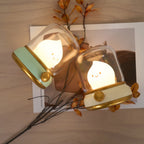 Flame-Effect LED Bedside Table Lamp With Soft Ambient Glow