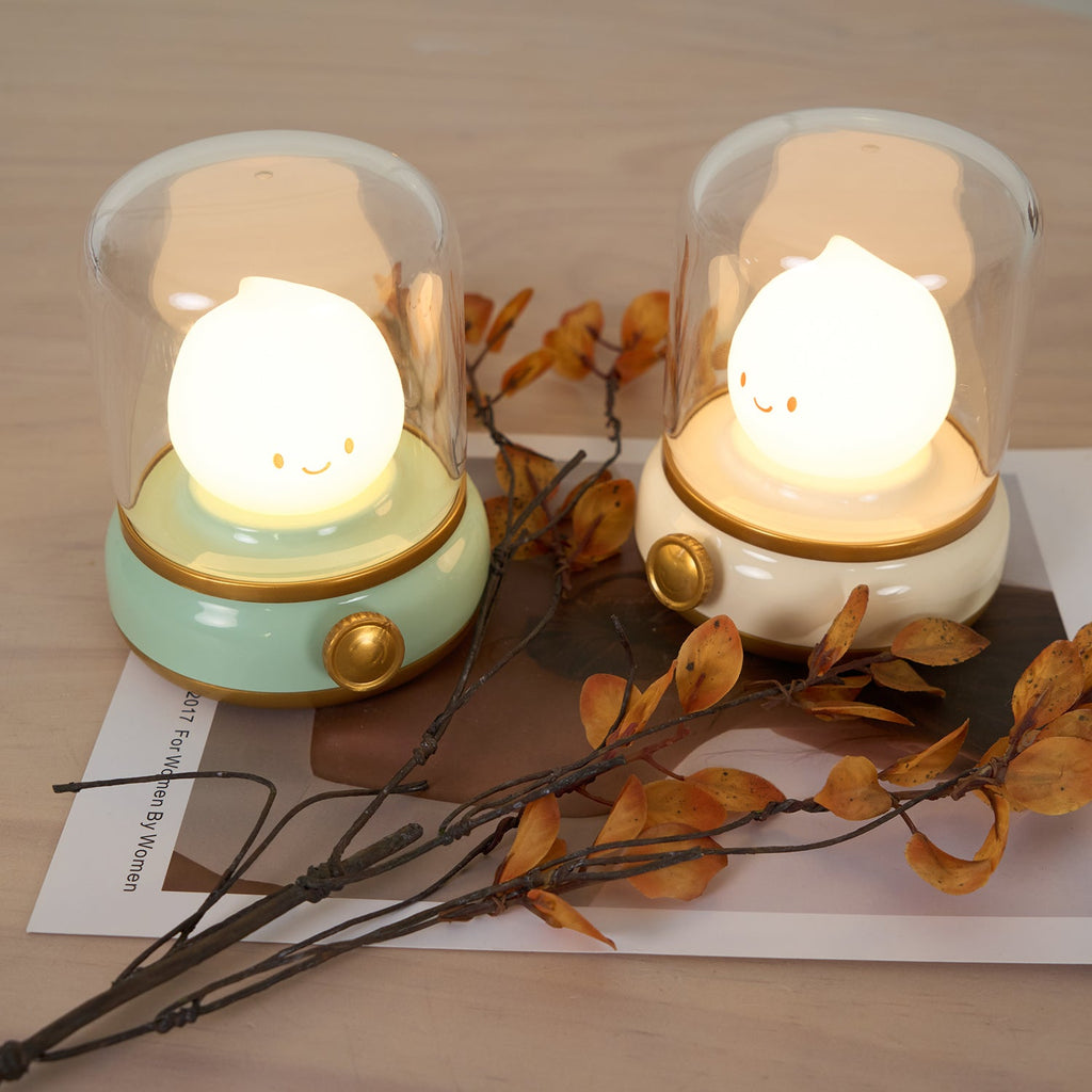 Flame-Effect LED Bedside Table Lamp With Soft Ambient Glow