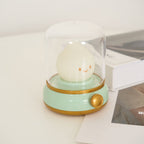 Flame-Effect LED Bedside Table Lamp With Soft Ambient Glow