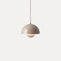 Dome Shade Pendant Light With Floating Globe Diffuser