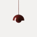 Dome Shade Pendant Light With Floating Globe Diffuser