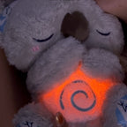 Breathing Koala Plush Sleep Soother Cuddly Toy with Rhythmic Breathing Motion | Soft Night Light and Soothing Sounds for Babies | Children and Adults