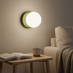 Nordic Round Glass Wall Light LED Light With Globe Shade