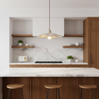 Wabi-Sabi Flower Shaped Cement Pendant Light With Adjustable Cord
