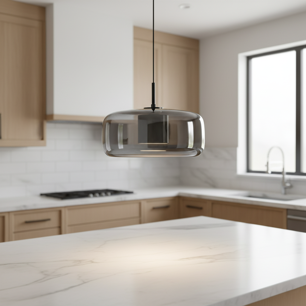 Retro Trio pendant lights LED Light With Hand-Blown Glass Shades