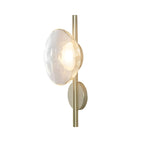 Nordic Ripple Glass Wall Light LED Light With Double Round Shade