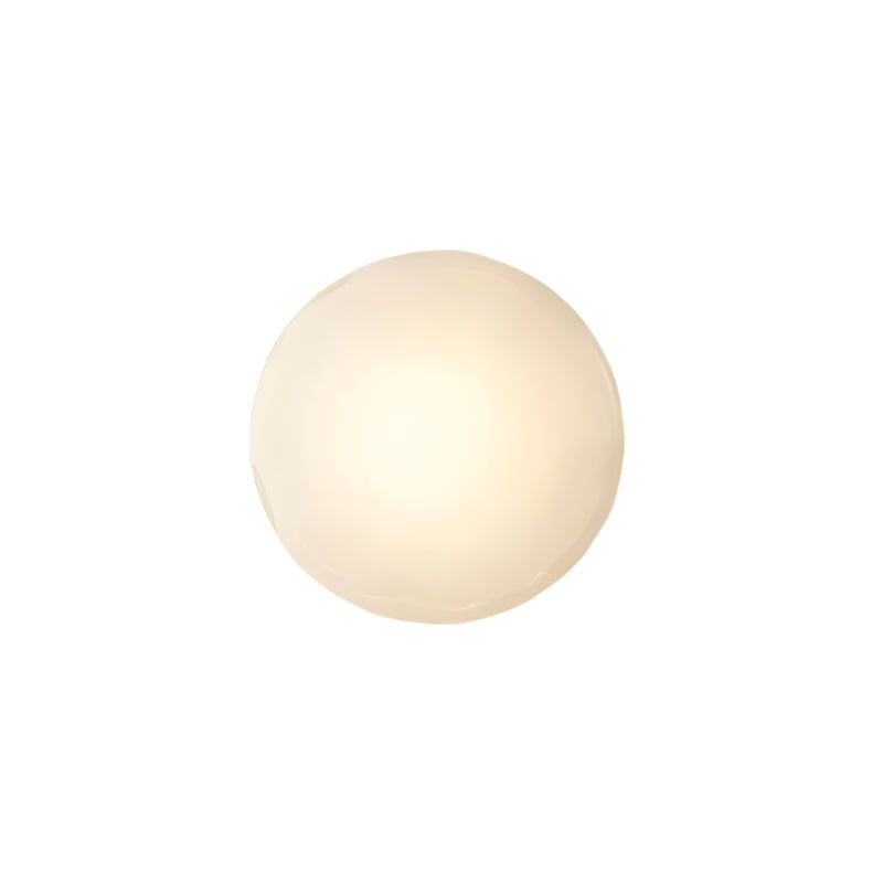 Nordic Ripple Glass Wall Light LED Light With Double Round Shade
