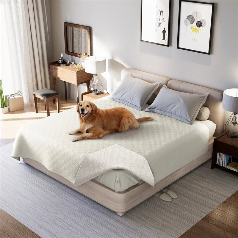 Waterproof Pet Blanket Quilted Sofa and Bed Protector Soft Furniture Cover Throw for Dogs | Cats and Car Seats