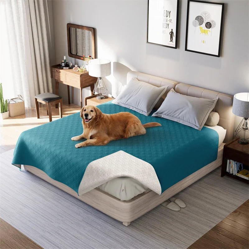 Waterproof Pet Blanket Quilted Sofa and Bed Protector Soft Furniture Cover Throw for Dogs | Cats and Car Seats